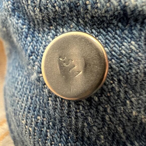 Levi’s OOAK Hand Painted Trucker Jean Jacket Womens Medium Denim Cherry Bomb - Picture 13 of 13